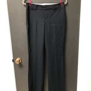 Banana Republic Sloan Fit Size 2 Long Black Pinstripe Dress Pants